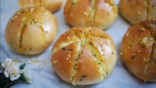 GARLIC CHEESE BREAD RECIPE | ROTI KOREA KEKINIAN YANG LAGI VIRAL! # 117
