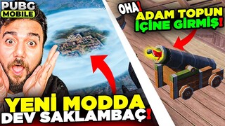 YENİ MODDA SAKLAMBAÇ! ADAM TOPUN İÇİNE GİRMİŞ! PUBG Mobile