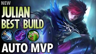 New Hero Julian Best Build this 2022 | Julian Gameplay, Combo, and Build - Mobile Legends