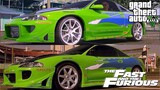 Fast And Furious | Brian Eclipse Scene - GTA 5 (Comparison)