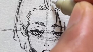 Ikutlah aku berlatih menggambar wajah anime