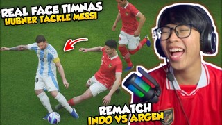 TIMNAS INDONESIA VS ARGENTINA DI eFOOTBALL PAKAI REAL FACE TIMNAS!!