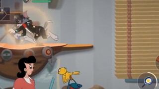 Game seluler Tom and Jerry: Keterampilan Tom telah berubah dan kakinya menjadi lebih besar dari bebe