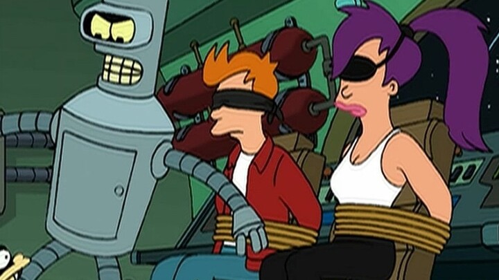 [Waste Material] Bender joined the Mafia to rob his own spaceship, but luckily he pulled back and sa