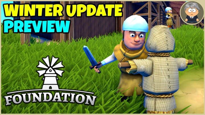 Foundation City Builder - Winter Update Preview ⚔️ Quick Look