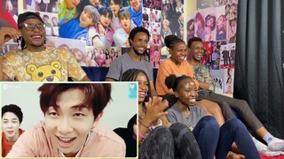 Africans show their friends (Newbies) bts is whipped for namjoon | His Biggest Hypemen