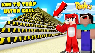 MINECRAFT PIXELMON NHƯNG REX SINH TỒN BÊN TRONG KIM TỰ THÁP ULTRA BALL CÙNG NOOB !