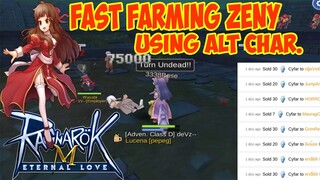 Fastest Way to Farm Zeny using Alt Character | Ragnarok Mobile Eternal Love