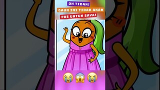 Oh tidak! Gaun ini tidak akan pas untuk saya!