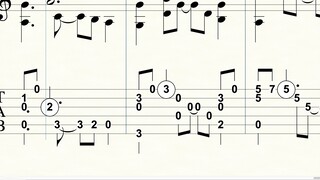 【Fingerstyle Guitar Tab】ฝนพรำ