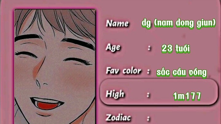 đây là giới thiệu về 1 ng trong 1 bộ truyện mà tui thích :D