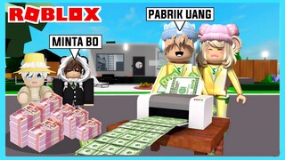 Aku Dan Adiku Membuat Pabrik Uang Dan Jadi Kaya Di Roblox Brookhaven ft @Shasyaalala