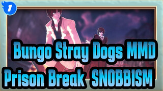 [Bungo Stray Dogs MMD] Oda & Dazai - Prison Break Mori & Dazai - SNOBBISM ※twitter size_1