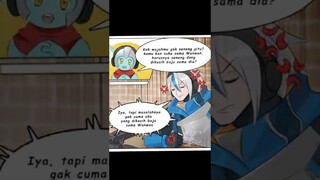 WANWAN Menang Banyak Sih / Mengsedih Ling 😂 / Mobile legend komik short