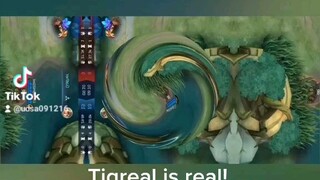 tigreal is real.☺️ #tigreal #mlbb