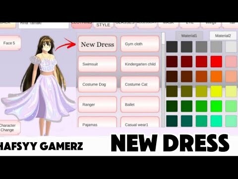 How To Make New Dress in Sakura School Simulator Simulator Tutorial: Sakura School