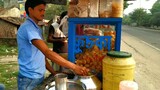 Eating Panipuri