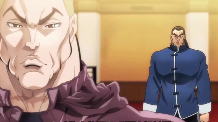 The best fighting anime: A 2-meter-tall man eats a small pig in just 10 seconds!