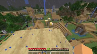 Mình Đã Chế Tạo Vũ Khí _ Bảo Vệ Dân Làng Cùng Golem _ TRONG MINECRAFT PE..!!