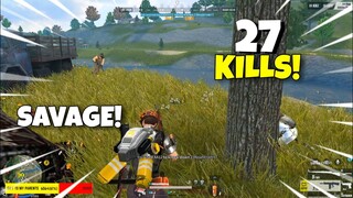 DRONE AND AA12 FOR THE WIN! 27 SQUAD KILLS FT. ALW EDGARDO AND BABY BUNSO [ ROS TAGALOG ]