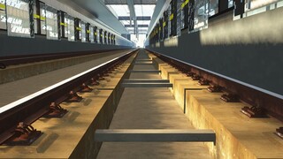 [MC Subway] It took 9 months to create the most detailed subway viaduct track!