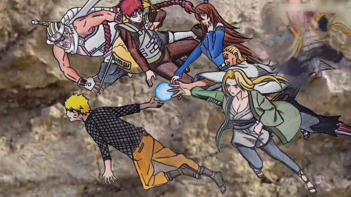 Paper Naruto! Sasuke VS Naruto~They are all my bonds. Come and help me make balls!