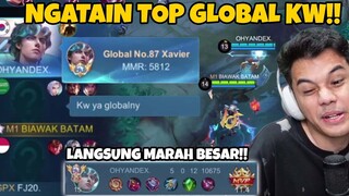 Ngatain TOP GLOBAL KW Biar Emosi yang berujung marah besar!! - Mobile Legends