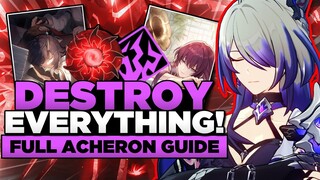 ULTIMATE Acheron Guide! Best builds, debuffers, light cones, relics, and teams! Honkai Star Rail