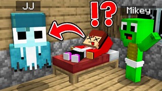 JJ Became to SPOOKY GHOST and Pranked Mikey in Minecraft Escape Challenge (Maizen Mazien Mizen)