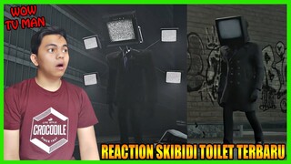 OMG! Reaction Kemunculan TV Man Melawan Skibidi Toilet Episode Terbaru