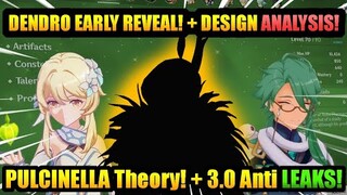 NEW 3.0 DENDRO REACTIONS!+ PULCINELLA Theory! & DENDRO PROBLEMS Info! | Genshin Impact