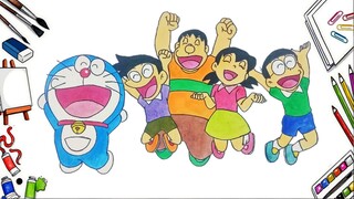 Menggambar DORAEMON Dan Teman-teman