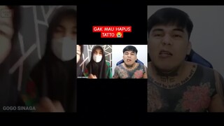 gak mau hapus tato loh 😭 || Ome TV Prank #ometv #duet #ometvprank #reaction #prankometvlucu