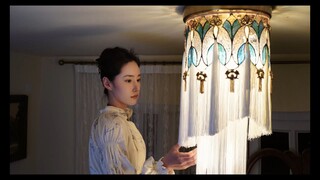 I spent 5 days recreating an antique lamp from the last century. It's so elegant!