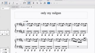 [Preview] "only my railgun" A Certain Scientific Railgun OP 1 (attached: sheet music PDF, mp3, video