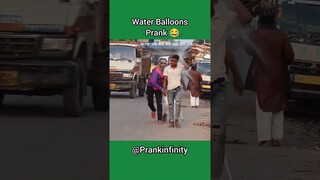 Funny Water Balloons Prank #shorts