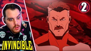 THIS MANS IS NUTS! || Invincible Episode 2 REACTION