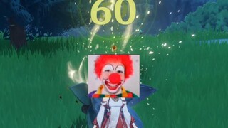 [Genshin Impact] The most clown on the Internet reaches level 60