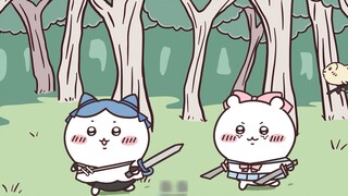 Usagi và Hachiki dũng cảm tham gia hoạt hình chiikawa doujin do bang Kukuju sản xuất