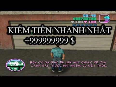 CÁCH KIẾM TIỀN NHANH NHẤT TRONG GTA VICE CITY / GTA VICE CITY VIỆT HÓA / EDWARD