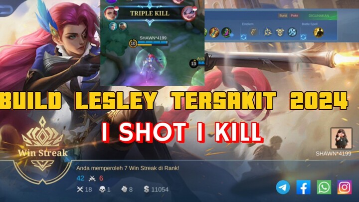 COMEBACK‼️LESLEY 1 SHOT 1 KILL