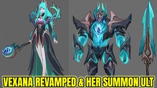 Vexana Revamped Look & Her ULT SUMMON MONSTER | Aurora Foxy Lady Gameplay| MLBB