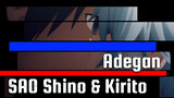 Sword Art Online | Kirito dicium paksa oleh Shino