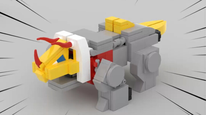 Phiên bản khối xây dựng robot xỉ sắt khủng long