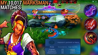 MY 10,017 MARKSMAN MATCHES  | BRUNO BEST BUILD 2021 - MASTER BODAK MLBB