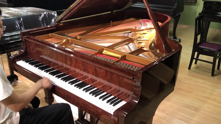 STEINWAY senilai 3 juta RMB memainkan "Pleasant Goat and Big Big Wolf" 1995 Steinway B211 Crown Jewe