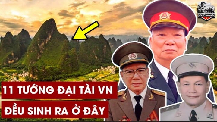 Giải Mã Bí Ẩn Về Vùng Đất Linh Thiêng, Nơi Sinh Ra Của Toàn Các Danh Tướng Đại Tài Của VN| HUTC