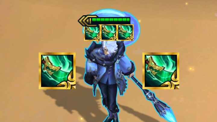 Basic attack restores +40 mana, no kidding, one stroke to conquer the world!!!