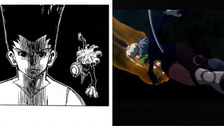 Hunter x Hunter HunterXHunter Anime 131 vs Manga 306-307 Comparison