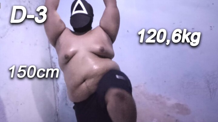 Hari Ke 3 - Olahraga Dirumah Saja Untuk Penderita Obesitas 100kg Lebih!!!